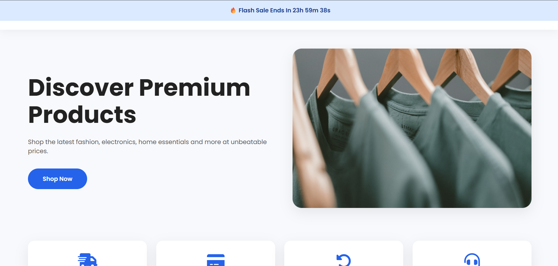 E-commerce store project
